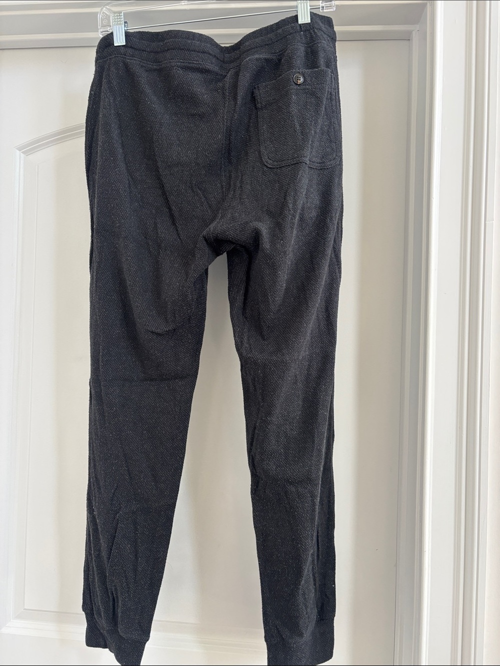 Faherty Men's Black Knit Joggers - Picture 3 of 3